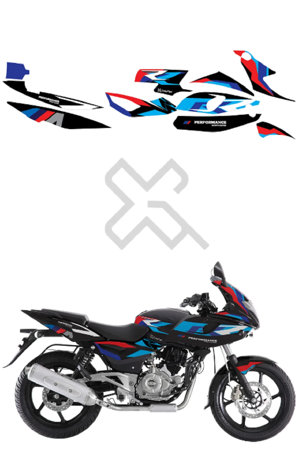 Pulsar 220F Full Graphics | Pulsar 220 Full Body Decal